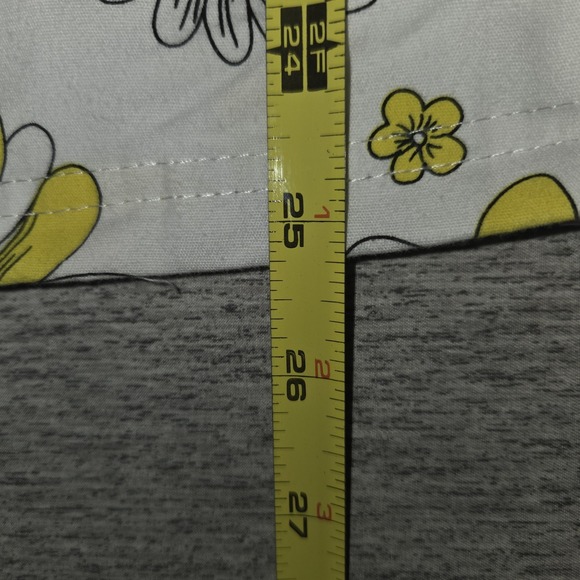 Health Pro Uniform Scrub Top Women's Size Small White Yellow Flowers Medical - Picture 5 of 6